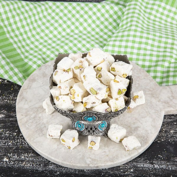 Sütlü Fıstıklı Çifte Kavrulmuş Lokum