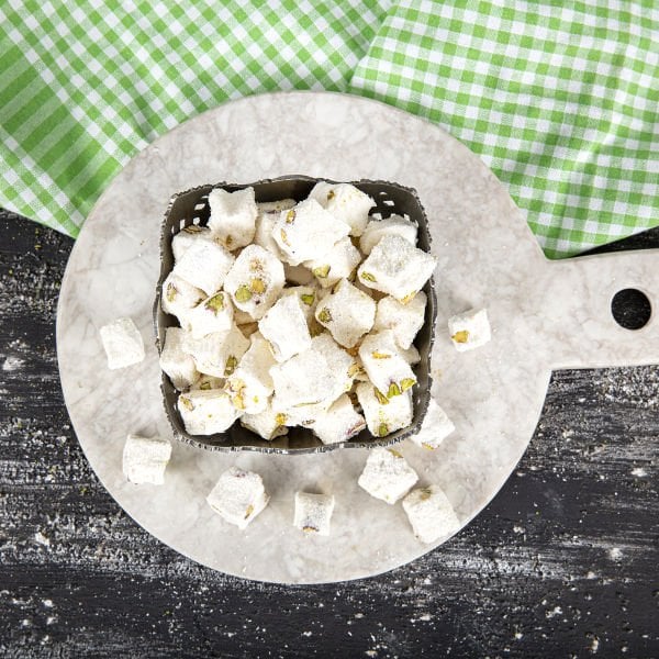 Sütlü Fıstıklı Çifte Kavrulmuş Lokum